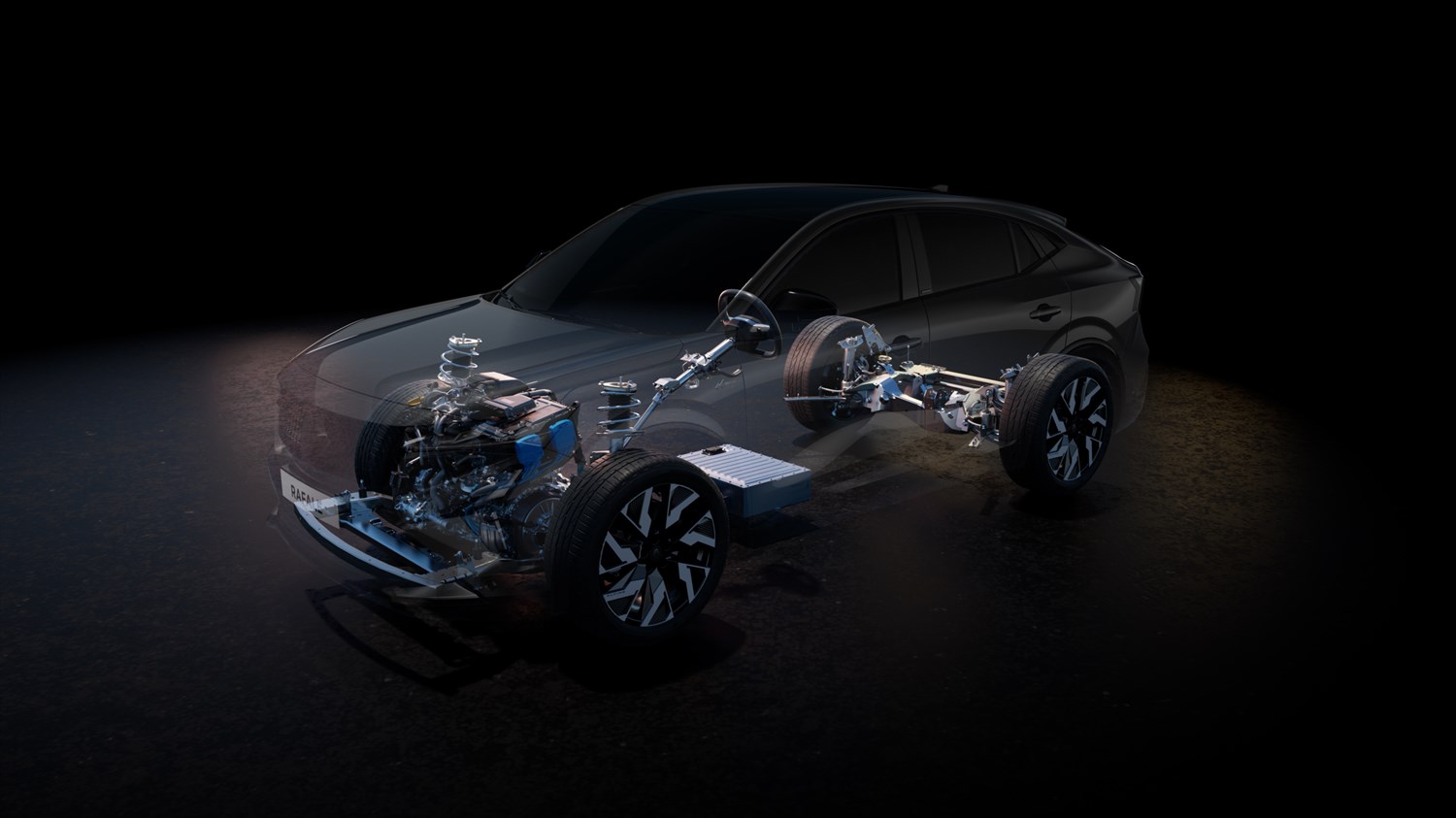 Renault Rafale E-Tech full hybrid - powertrain