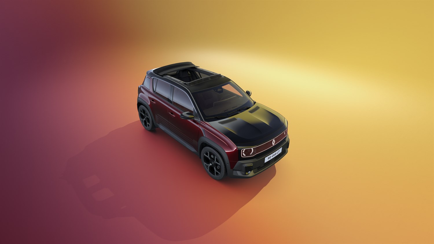 κόκκινο Carmin - Renault 4 E-Tech 100% electric