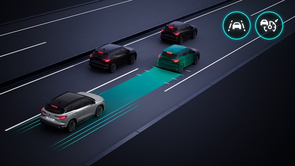 ενεργή υποβοήθηση οδηγού -  Renault Austral full hybrid E-Tech 