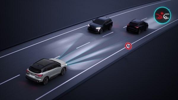 LED matrix vision - Renault Austral full hybrid E-Tech 