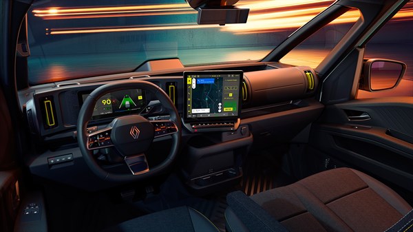 Renault Trafic E-Tech electric - ταμπλό υψηλής τεχνολογίας