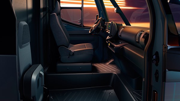 Renault Estafette E-Tech electric - αναδιπλούμενο κάθισμα για περιστασιακή χρήση