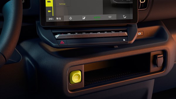 Renault Estafette E-Tech electric - κουμπί αυτόματου ανοίγματος για την εσωτερική πόρτα