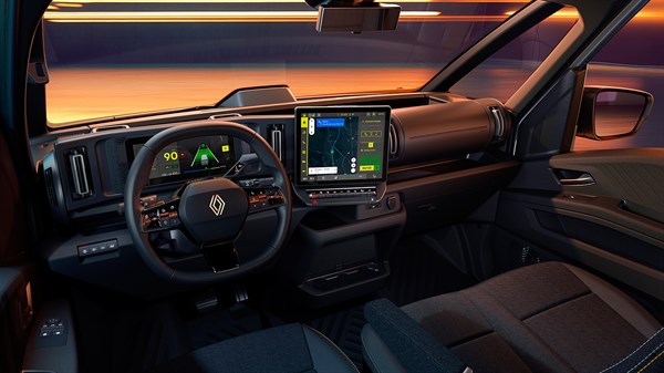 Renault Goelette E-Tech electric - ποιοτικό και ανθεκτικό ταμπλό