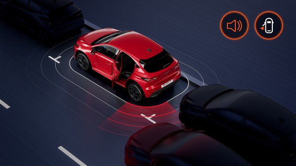 occupant safe exit alert - Renault Clio