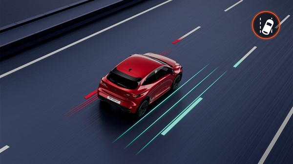 lane departure warning - Renault Clio