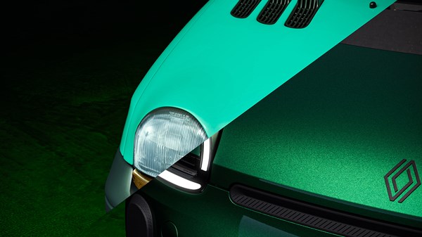 Renault Twingo E-Tech electric - παιχνιδιάρικη εμπρός εμφάνιση 