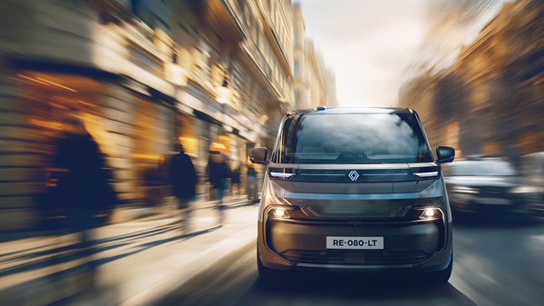 νέο Renault Trafic Van E-Tech electric - εντυπωσιακό εμπρός μέρος 
