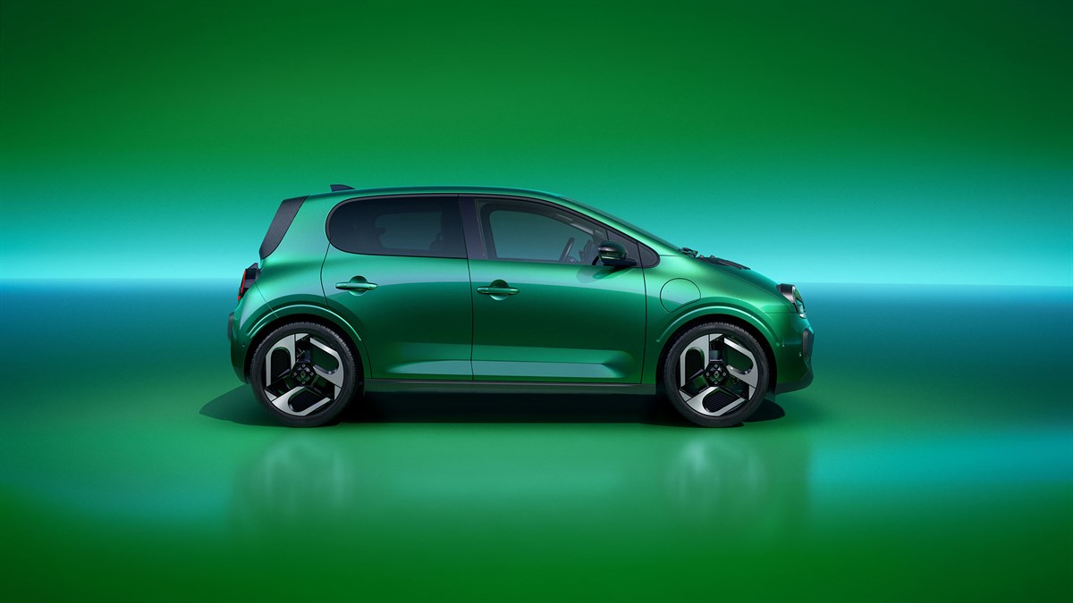 absolute green - Renault Twingo E-Tech electric