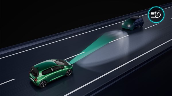 automatic high/low beam - Renault Twingo E-Tech electric