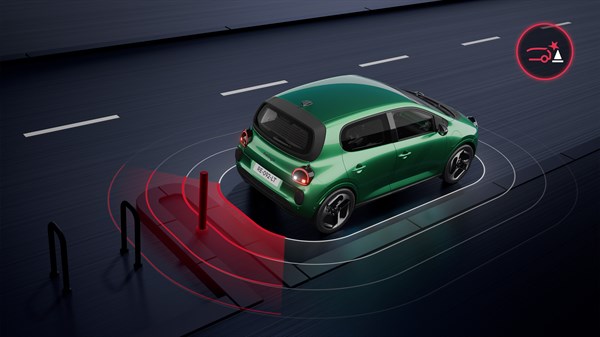 rear automatic emergency breaking - Renault Twingo E-Tech electric