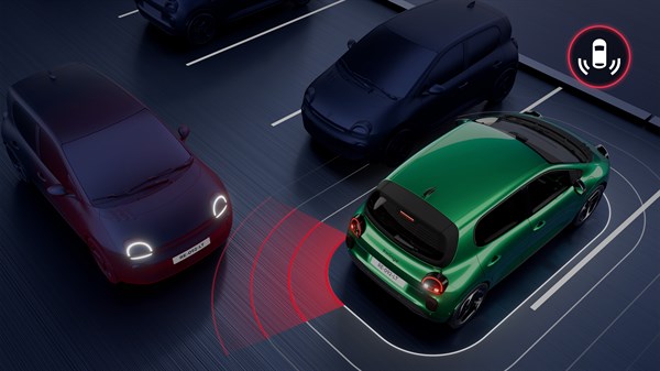 rear cross traffic alert - Renault Twingo E-Tech electric