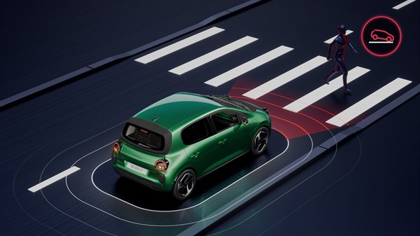automatic emergency braking system - Renault Twingo E-Tech electric