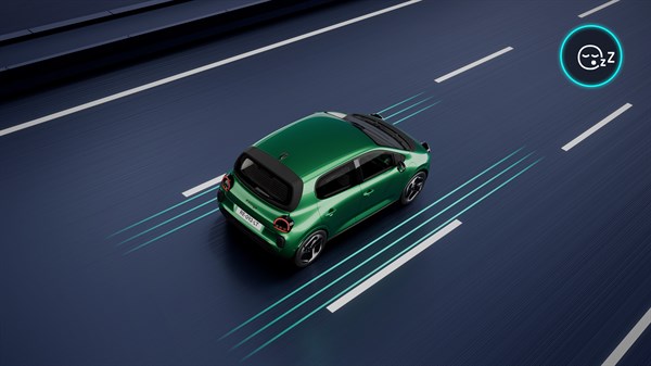 advanced driver monitoring system - Renault Twingo E-Tech electric