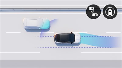lane change warning - safety - Renault Austral E-Tech full hybrid