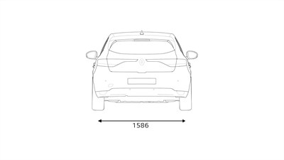 MEGANE rear dimensions