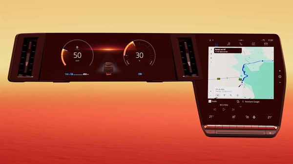  Renault Megane E-Tech 100% electric- google maps