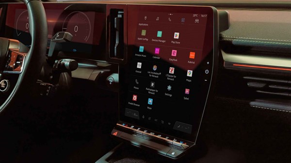  Renault Megane E-Tech 100% electrict - openR link apps