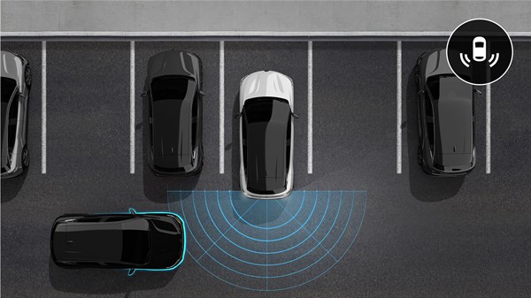 Renault Megane E-Tech 100% electric - rear cross parking alert